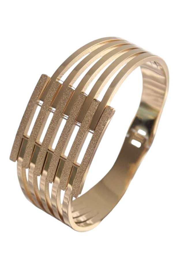 Çelik Simli Kalın Kaburga Model Bileklik - 1