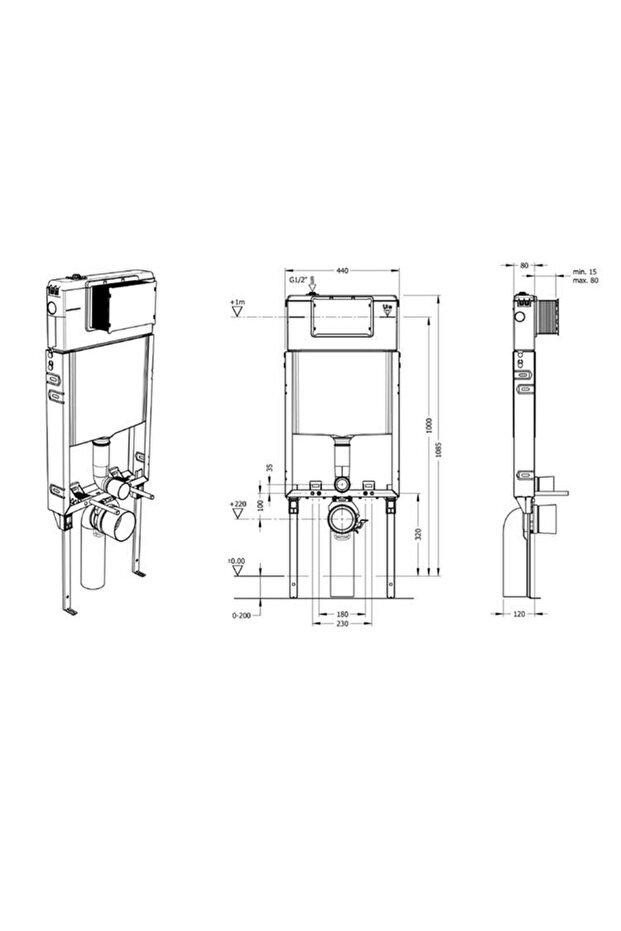Supreme Gömme Rezervuar Seti - 3