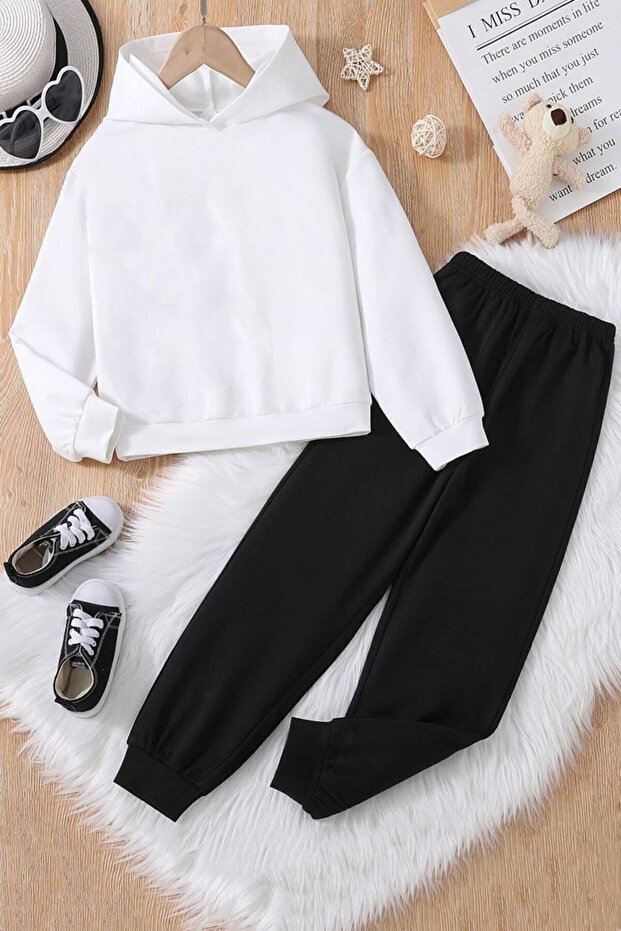 Children's Cotton Flexible and Comfortable Tracksuit Set
