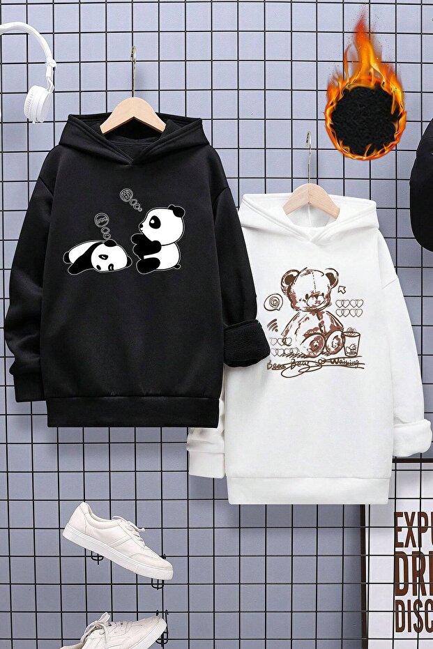 2-Pack Printed Boys - Girls Comfortable Fit Sweatshirt