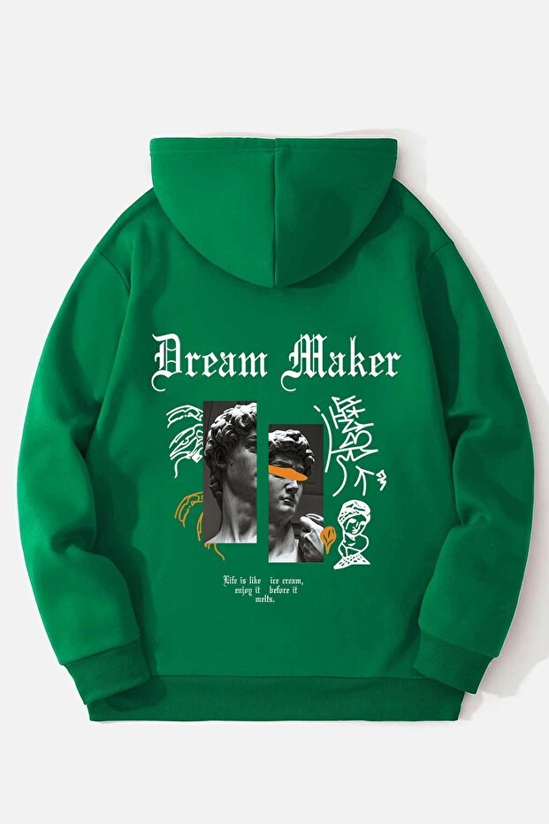 سويت شيرت كبير الحجم مطبوع للجنسين من Dream Maker