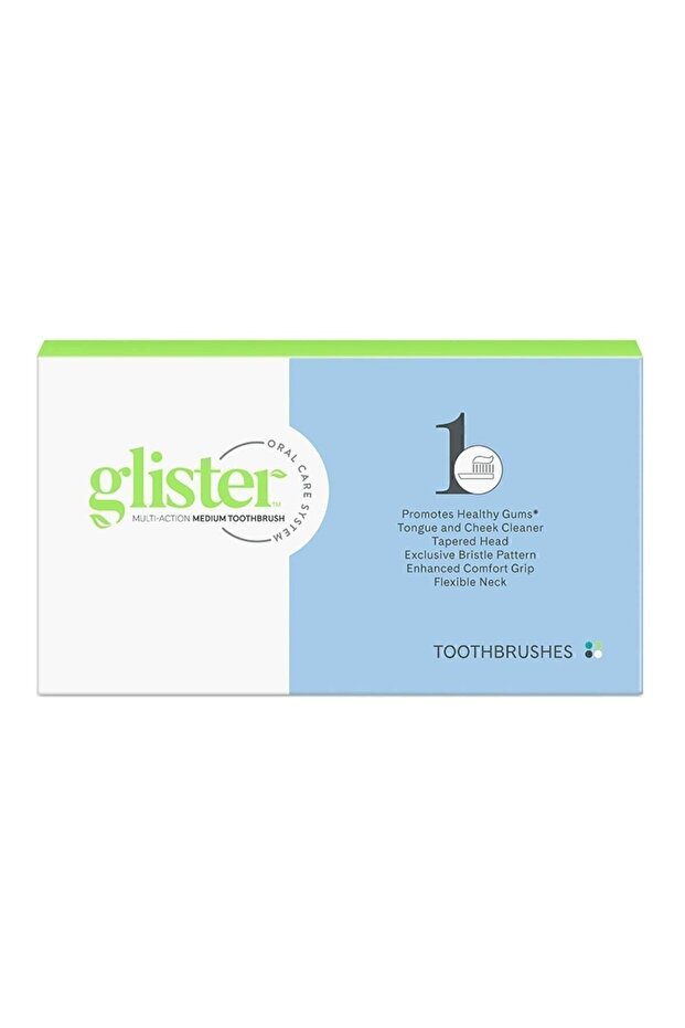 فرشاة أسنان أمواي متعددة الاستخدامات ذات رأس ناعم، 4 قطع - 1