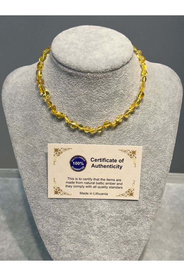 Healing Source Certified Baby Drop Amber Necklace