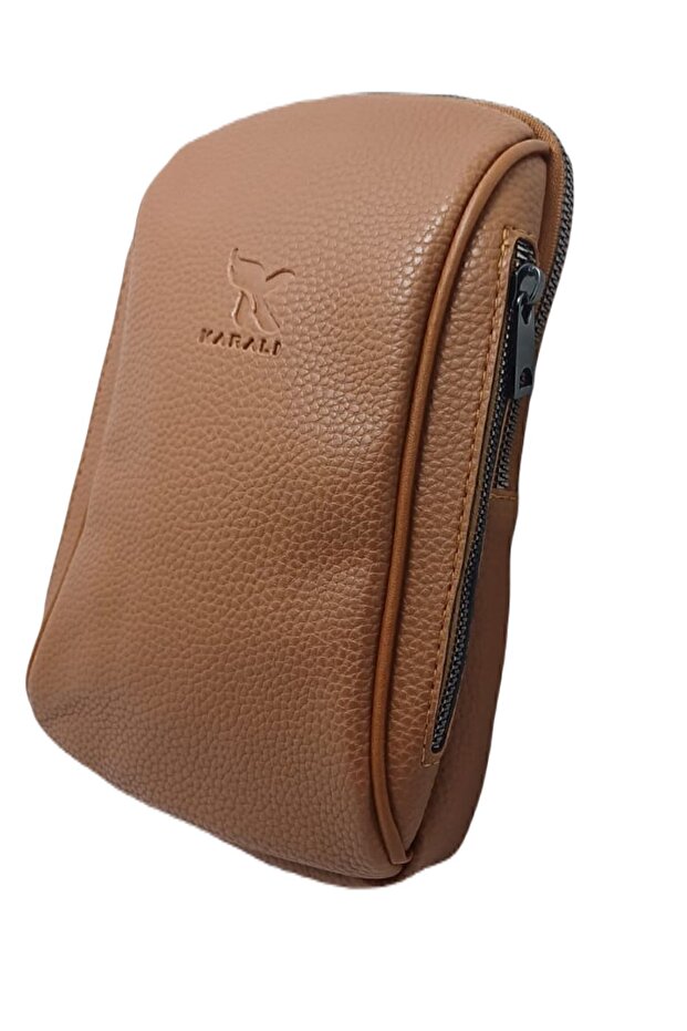 حقيبة كتف متقاطعة بلون أسمر - 2