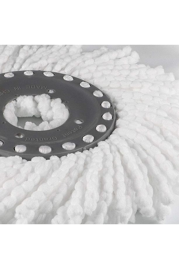 Paspas Başlığı, 360° Dönebilen Yuvarlak Döner Mikrofiber Yedek Başlık, Evrensel Döner Paspas Başlığı - 4