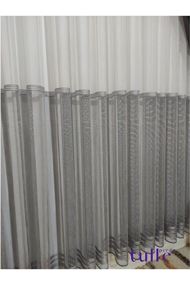 Haliç Etekli Bantlı Tül - 8