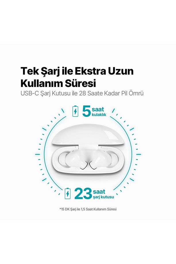 AirBeat On Gerçek Kablosuz TWS Bluetooth Kulaklık - 7