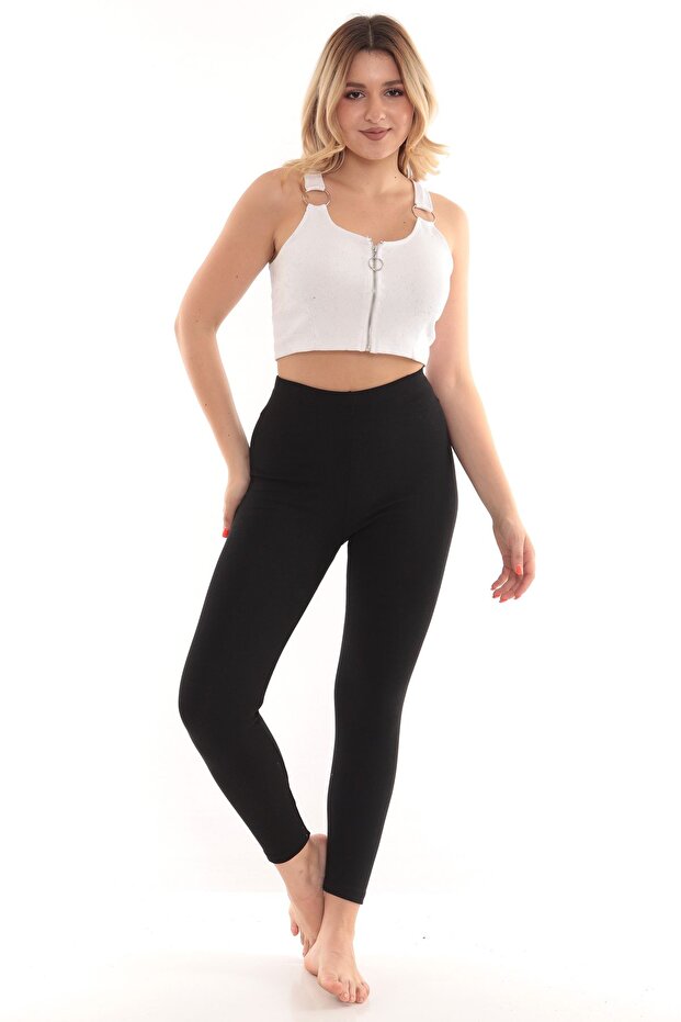 Şardonlu Termal Içlik Unisex Pamuklu Termal Tayt - 6