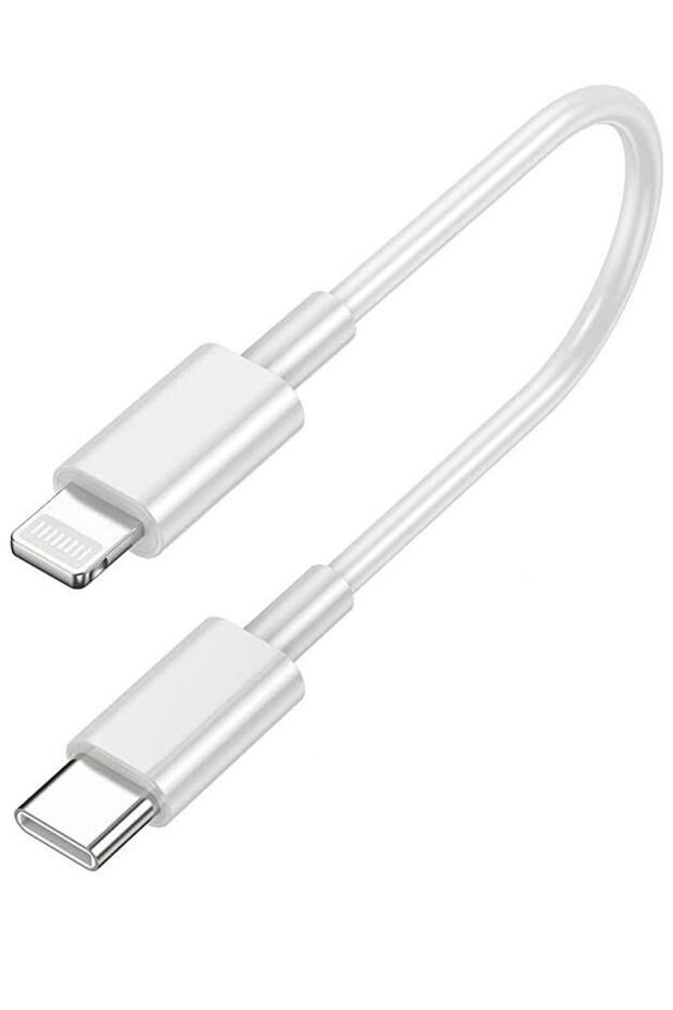 Lightning To Usb Type C 20w Hızlı Şarj İphone Uyumlu Data Kablosu 0.25m Kısa Kablo 25cm - 1