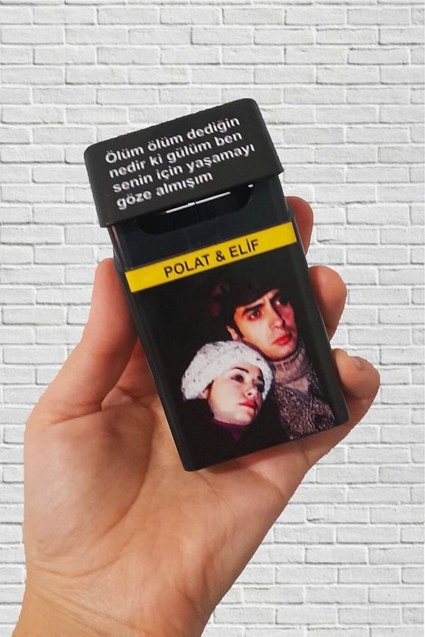 Polat & Elif Kurtlar Vadisi Ölüm Ölüm Dediğin Nedir Ki Gülüm Standart Sigara Tabakası Kutusu - 2