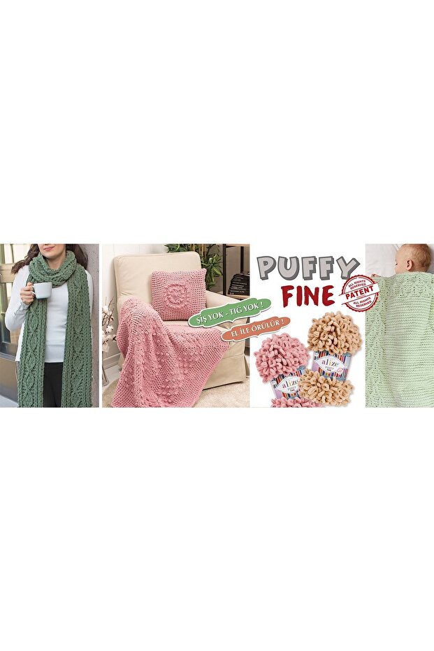 Puffy Fine Parmakla Örülebilir 107 5 Adet - 5