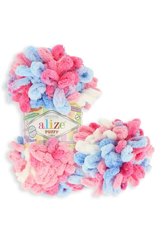 El Örgü Ipliği 5'li Paket 100 gr 9 mt Parmak Örgü Ipi - 1