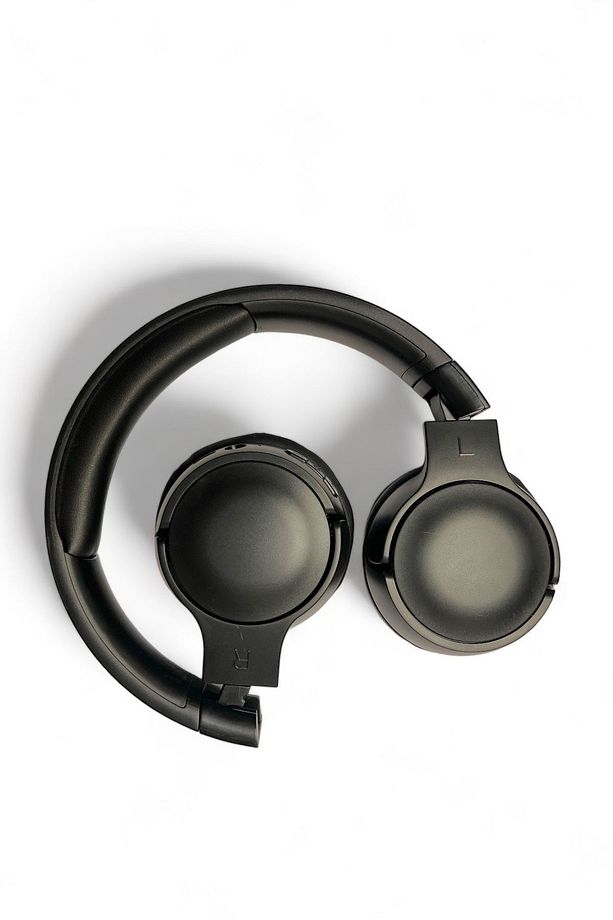 Bluetooth Kablosuz Kulaklık Kulak Üstü Siyah ios Android Uyumlu Mikrofon Ses BT - 5