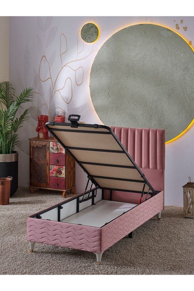 Ezgi Tek Kişilik 2Li Set (Baza+Başlık)(Yatak HARİÇ!!!) - 2