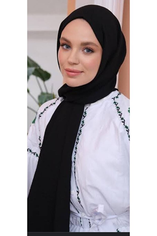 Cotton Jazz Shawl-black