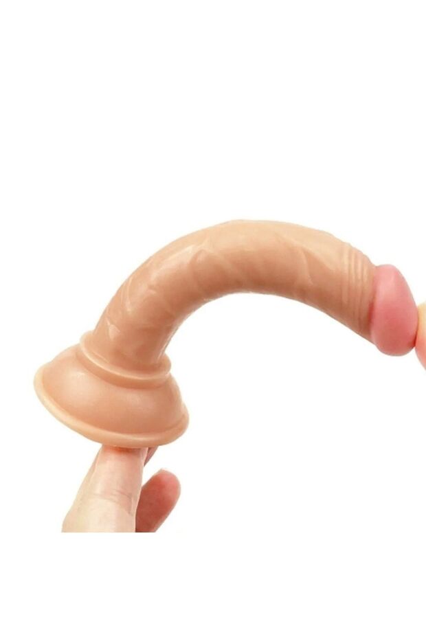 14cm Vantuzlu Dildo - 1