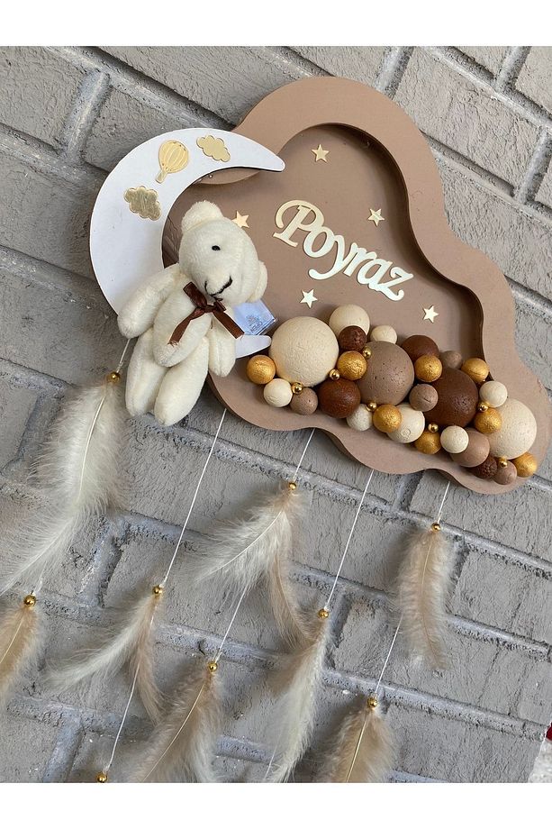 Ledli Bulut Bubble Bebek Kapı Süsü - 2