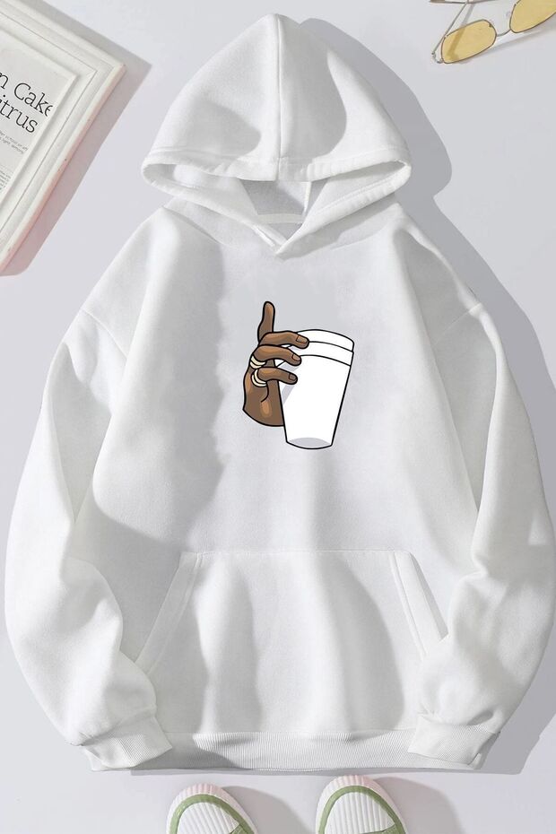 سويت شيرت مطبوع عليه قهوة Dont Tupac