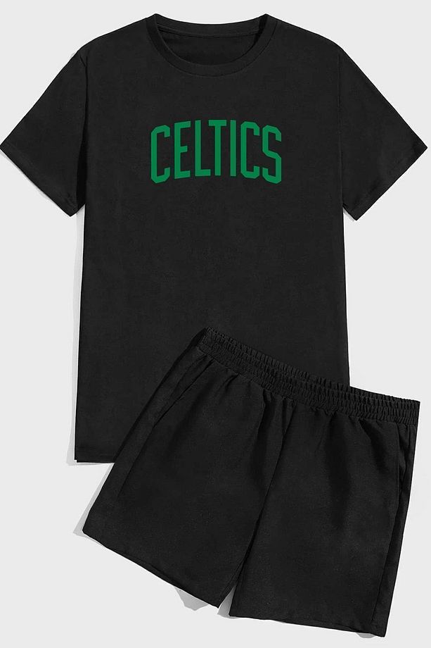 Celtics Baskı Şort Takım - 1