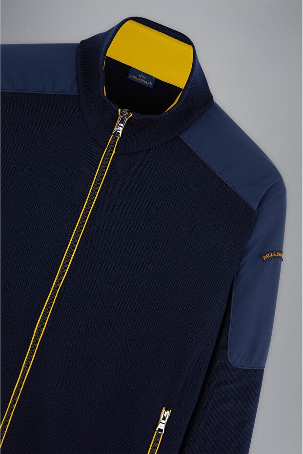 MEN'S ZIPPED PULLOVER C.W. WOOL - 6
