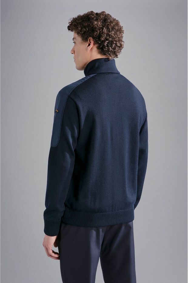 MEN'S ZIPPED PULLOVER C.W. WOOL - 2
