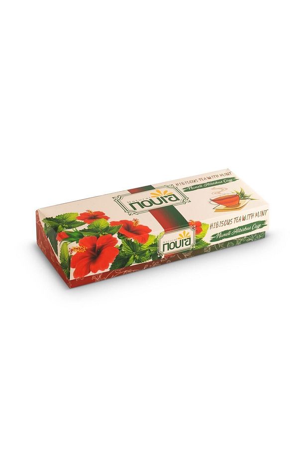 10'lu Bardak Poşet Naneli Hibiskus Müslin Poşet Zayıflama Çayı - 1
