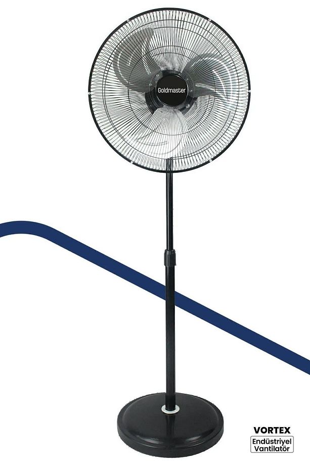 Vortex Bakır Motorlu 18 inch Salınımlı Hız Ayarlı Endüstriyel Ayaklı Vantilatör - 1