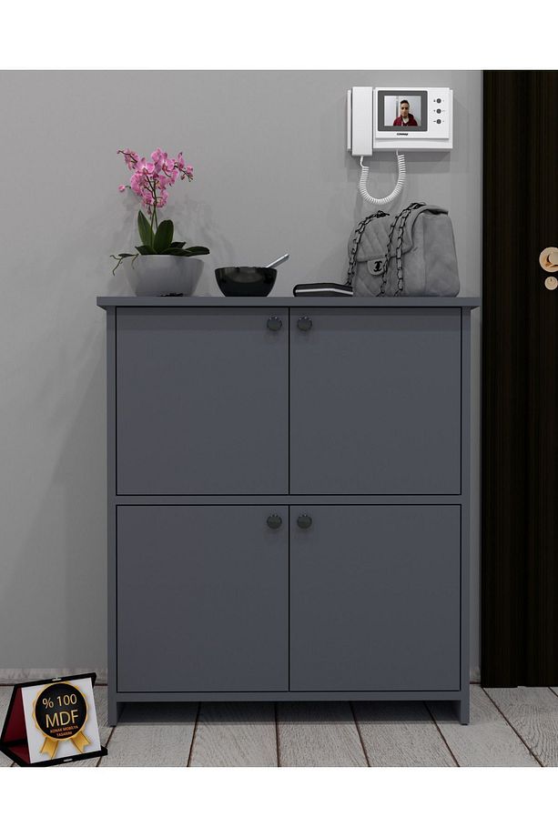 Torre Ayakkabılık,%100 MDF,Kolay Kurulum,ÇokAmaçlı Dolap - 1