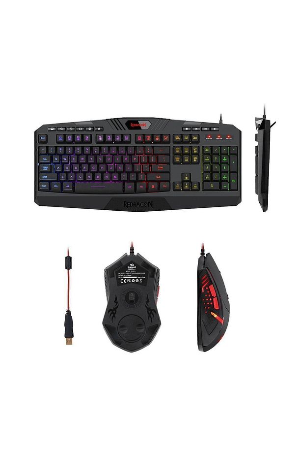 S101-3 Kablolu Türkçe Q Rgb Oyuncu Klavye Mouse Seti S101-3 - 9