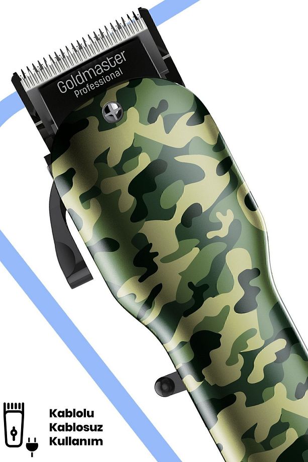 Army Özel Tasarım Hız Ayarlı Ayarlanabilir Profesyonel Saç Ve Sakal Şekillendirme Tıraş Makinesi - 4
