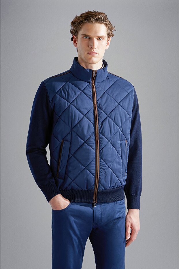 MEN'S ZIPPED PULLOVER C.W. WOOL - 1