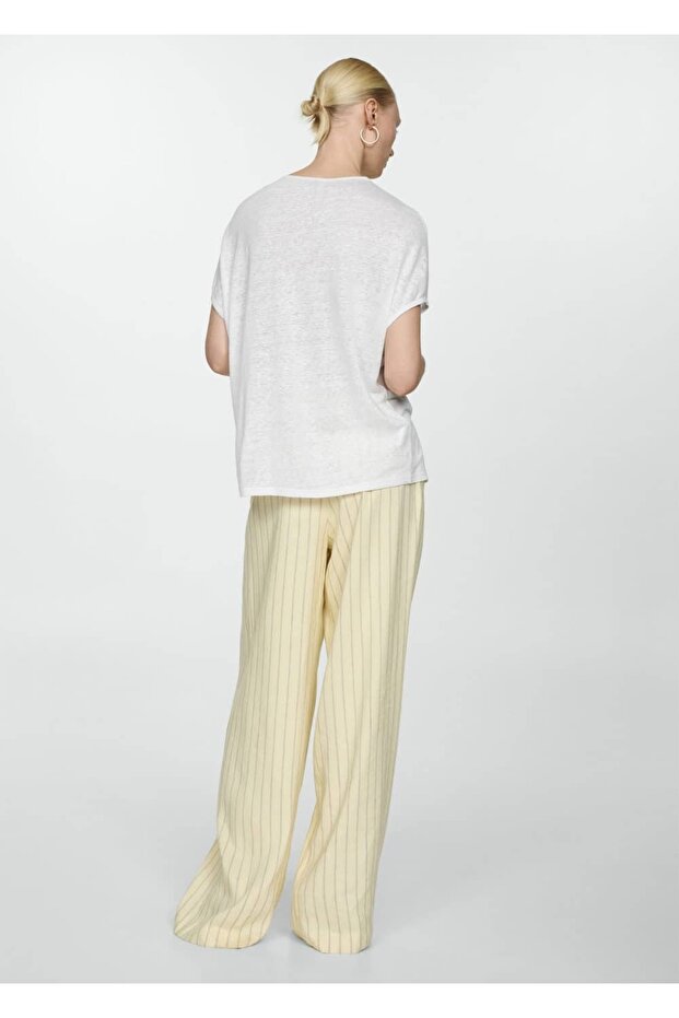 %100 keten tişört - 4