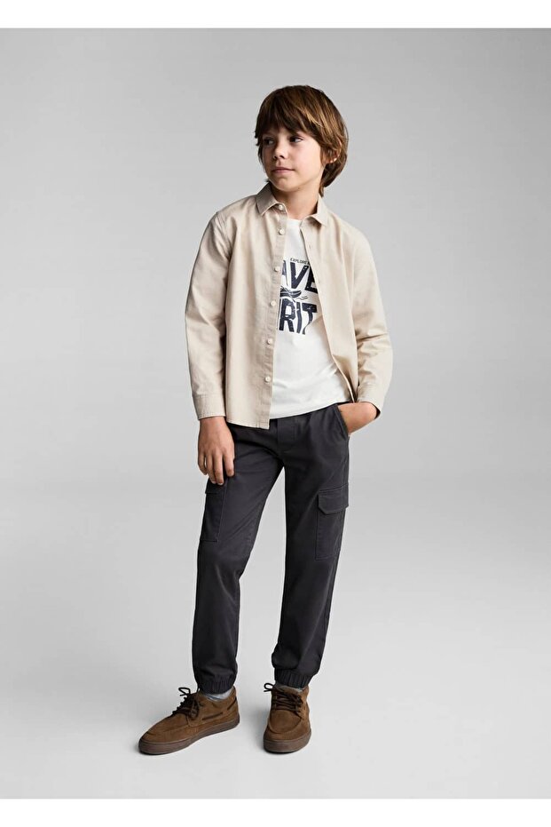 Regular fit pamuklu gömlek - 2