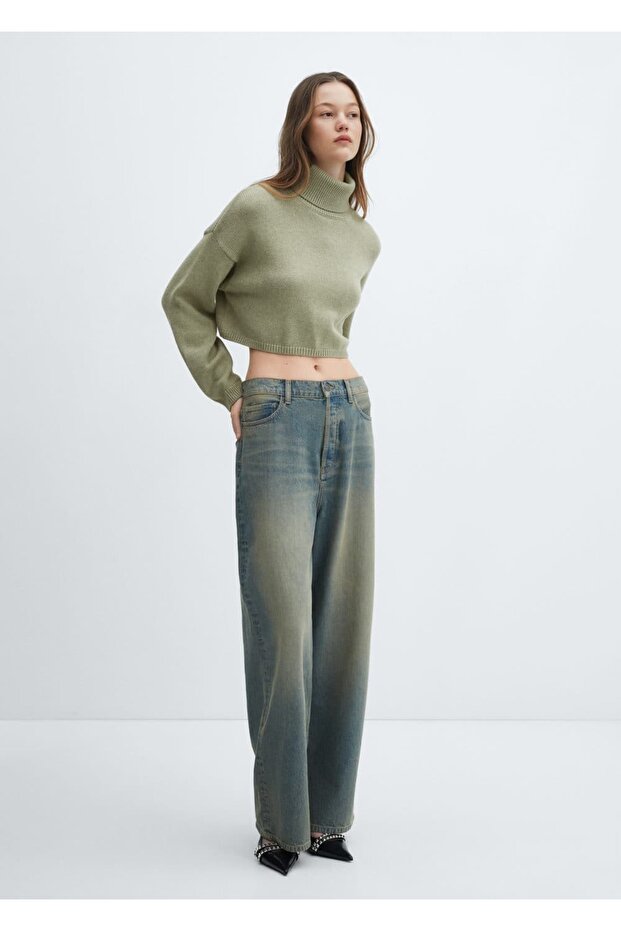 Balıkçı yaka triko kazak - 2