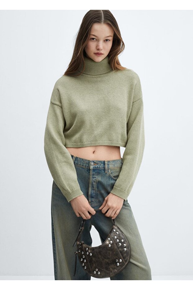 Balıkçı yaka triko kazak - 1