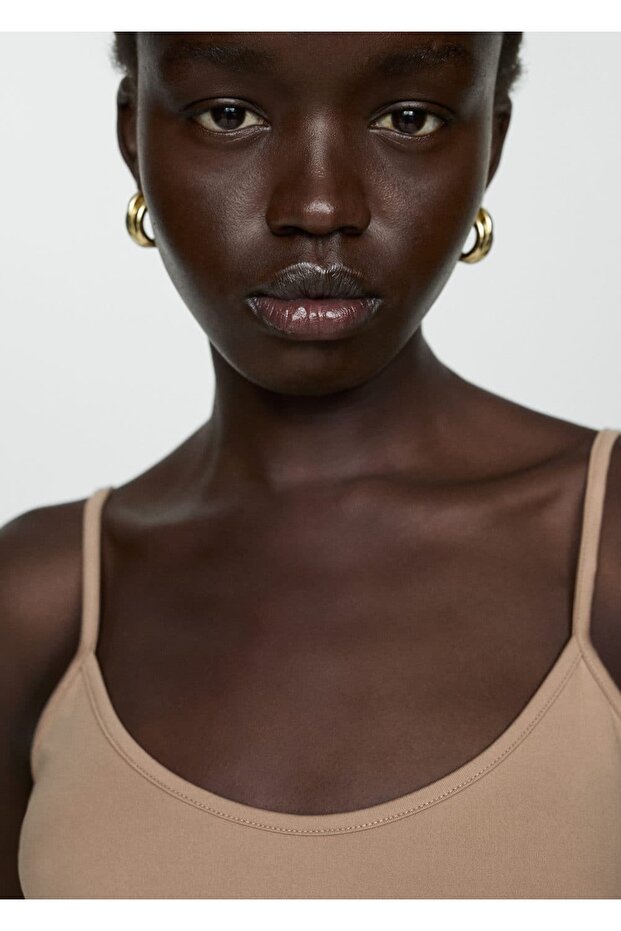 Askılı kısa astarlı elbise - 5