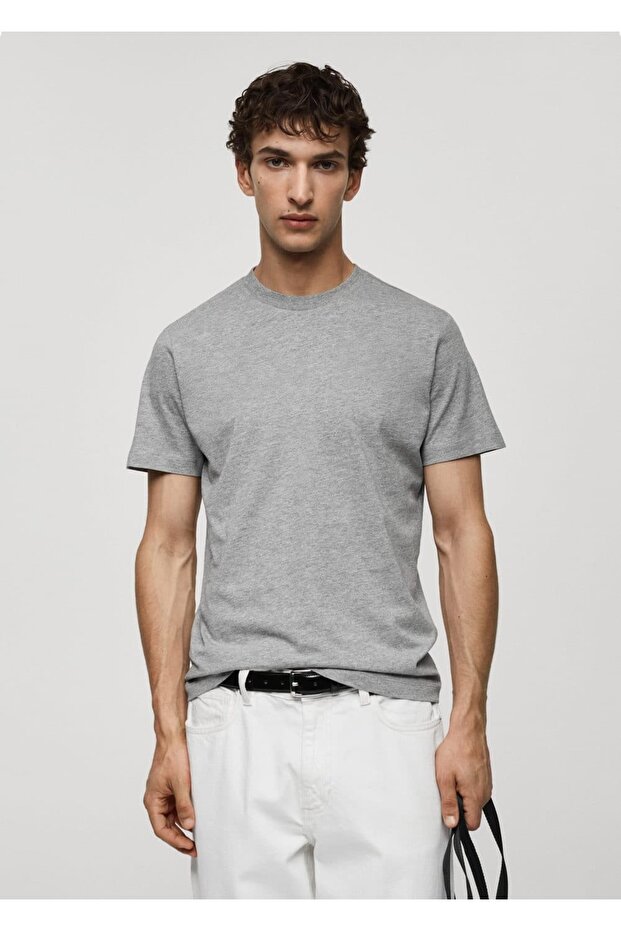 Basic Pamuklu Tişört - 1