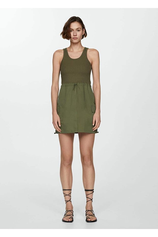 Kombine Paraşüt Elbise - 2