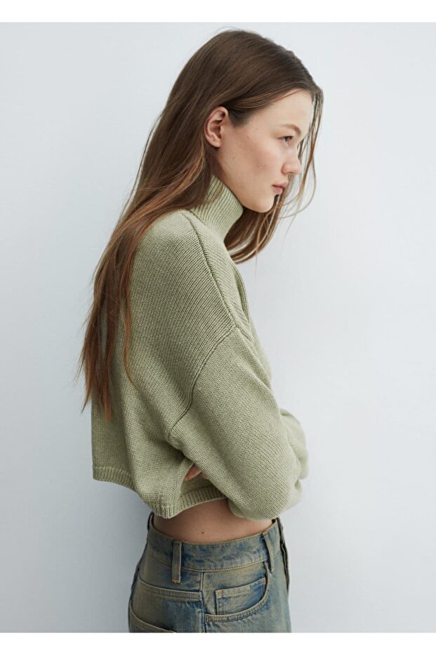 Balıkçı yaka triko kazak - 7