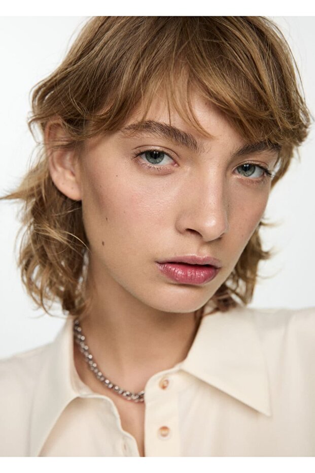 Kısa kollu lyocell gömlek - 7