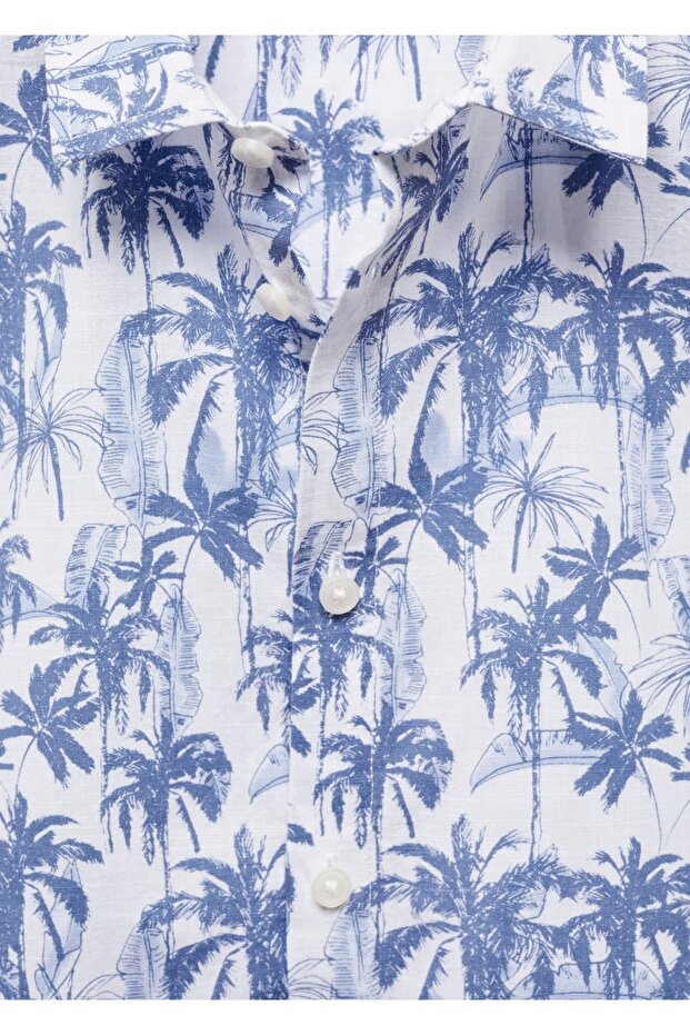 Hemd mit Palmenmuster - 6