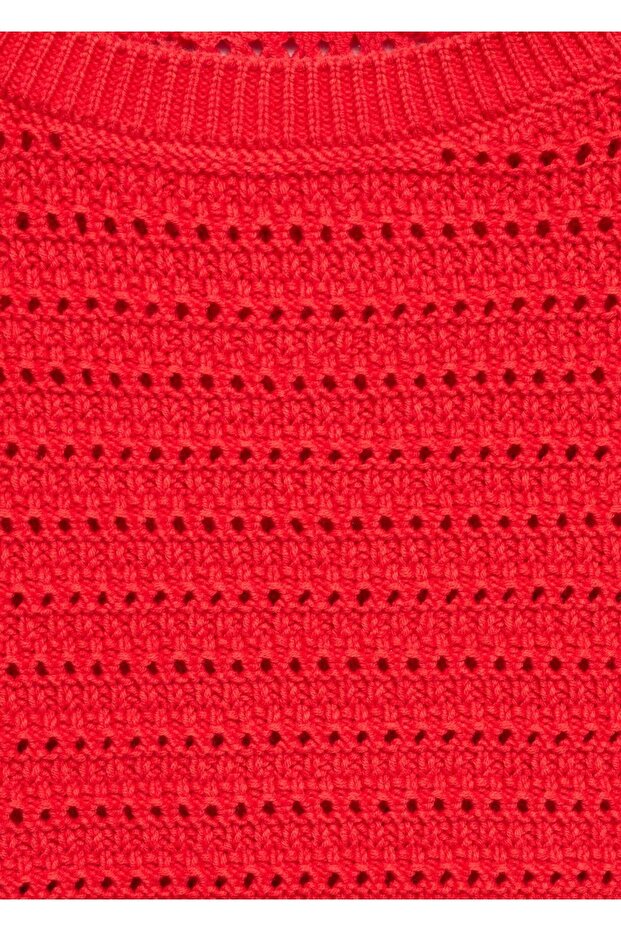 Strickpullover mit durchbrochenem Detail - 6
