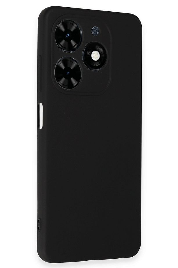 TECNO SPARK 20C KILIF | Yumuşak İnce Slim Soft Silikon Yerli Üretim Kapak - SİYAH - 2