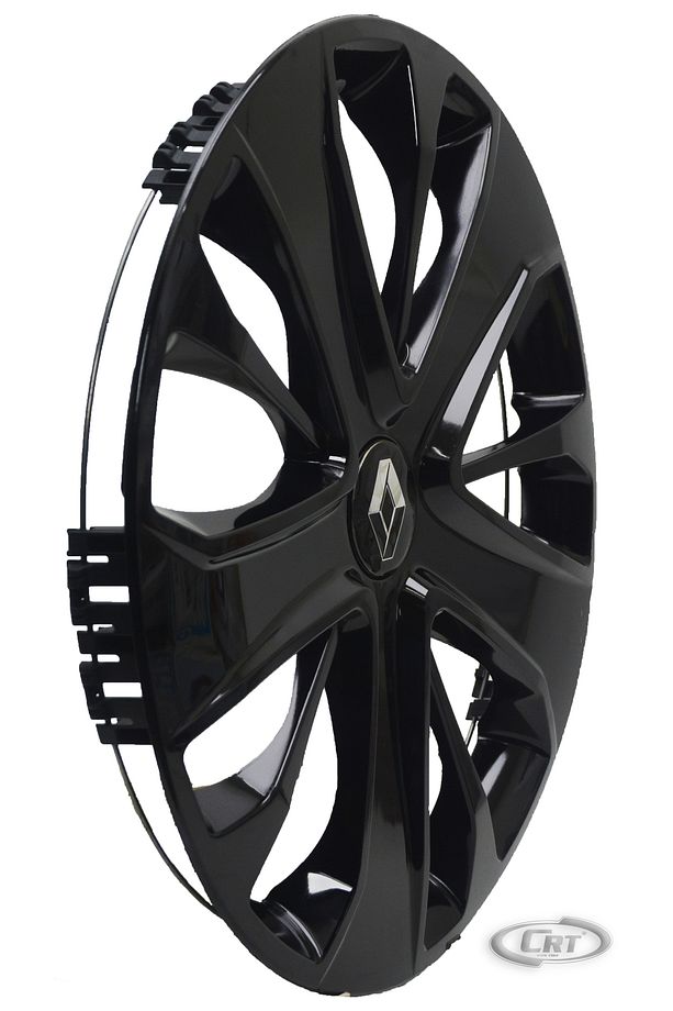 Jant Kapağı Kırılmaz 15" Clio 4 Parlak Siyah Model (1 ADET OLARAK) (Çıkartma Hediyeli) - 2