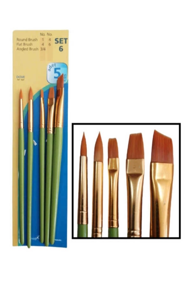 Set6 Fırça Seti 5li - 1