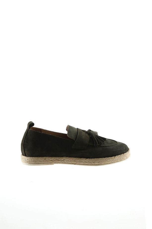 Haki Süet Erkek Espadril Ayakkabı 01ms12702 - 2