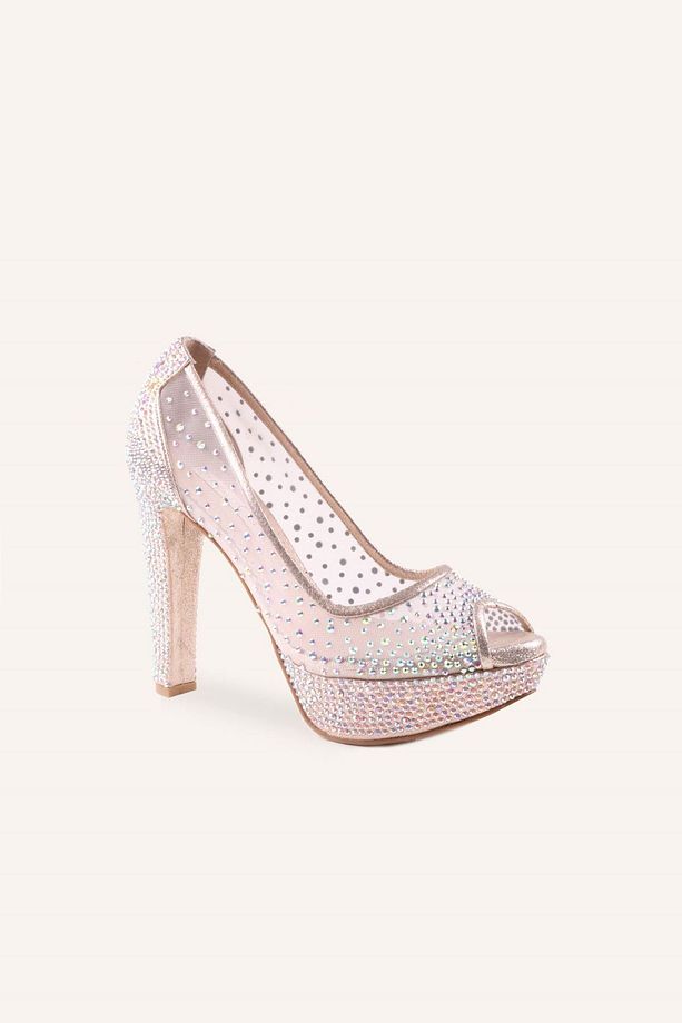 Ekru Cinderella Platformlu Ayakkabı - 3