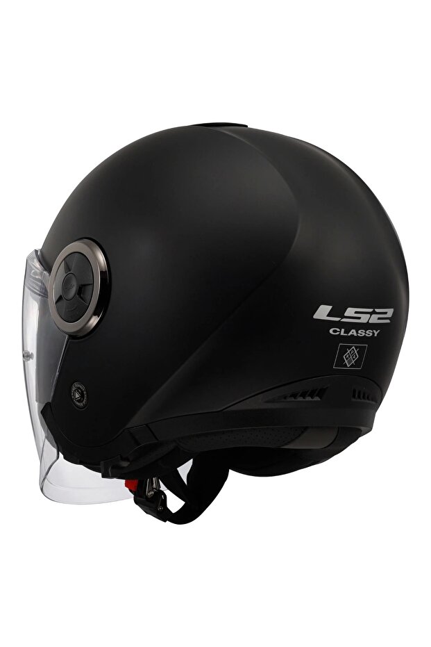 CLASSY MAT SİYAH KASK - 3