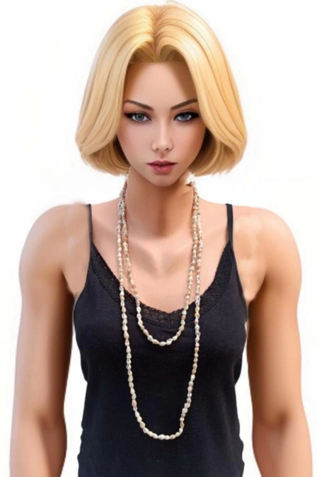 Very Long Necklace from Seashells 101