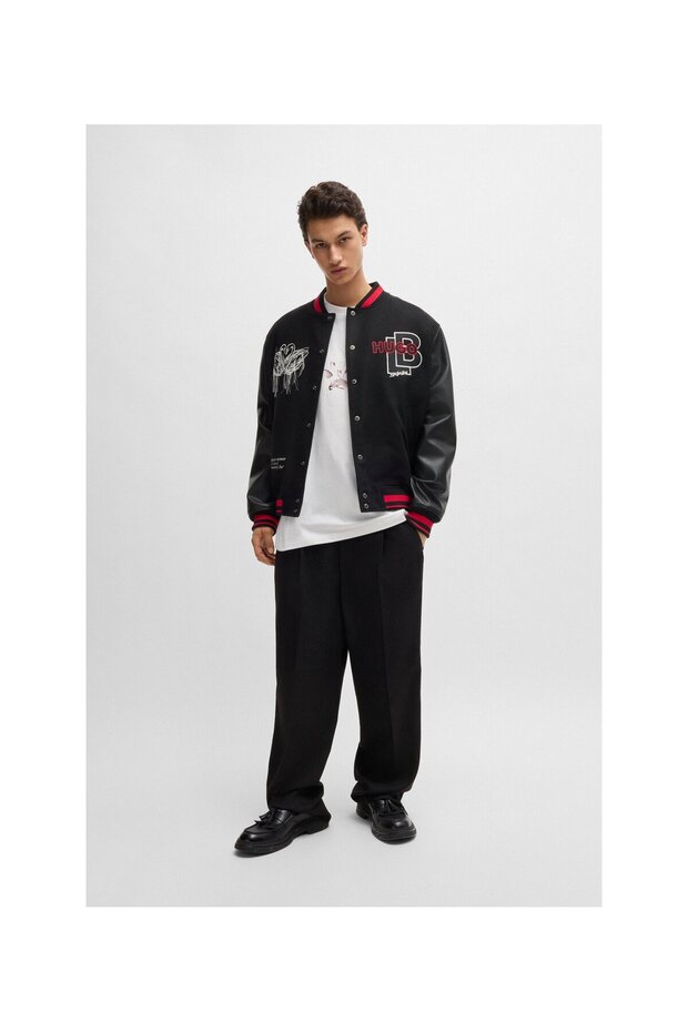 LB Özel Grafikli Bomber - 2